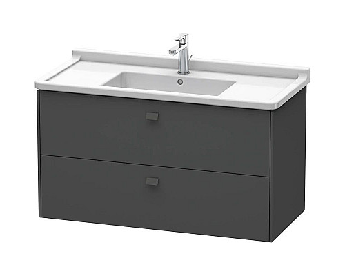 Купить Тумба графит матовый 102 см Duravit Brioso BR414304949 в магазине сантехники Santeh-Crystal.ru