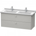 Тумба бетонно-серый матовый 122 см Duravit Brioso BR414400707