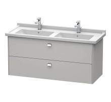 Тумба бетонно-серый матовый 122 см Duravit Brioso BR414401007