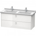 Тумба белый глянец 122 см Duravit Brioso BR414401022