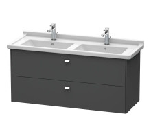 Тумба графит матовый 122 см Duravit Brioso BR414401049
