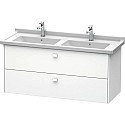 Тумба белый матовый 122 см Duravit Brioso BR414401818