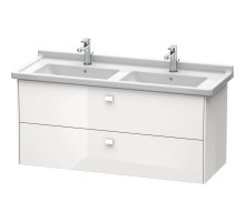Тумба белый глянец 122 см Duravit Brioso BR414402222