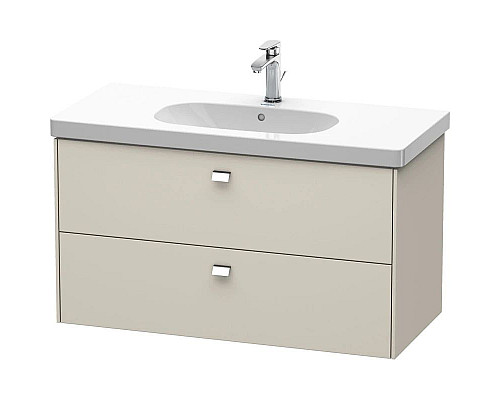 Купить Тумба тауп матовый 102 см Duravit Brioso BR414701091 в магазине сантехники Santeh-Crystal.ru