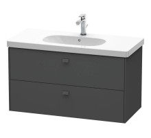 Тумба графит матовый 102 см Duravit Brioso BR414704949