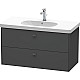 Купить Тумба графит матовый 102 см Duravit Brioso BR414704949 в магазине сантехники Santeh-Crystal.ru