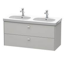 Тумба бетонно-серый матовый 117 см Duravit Brioso BR414800707