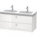 Тумба белый глянец 117 см Duravit Brioso BR414801022