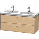 Купить Тумба дуб 117 см Duravit Brioso BR414801030 в магазине сантехники Santeh-Crystal.ru