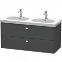 Тумба графит матовый 117 см Duravit Brioso BR414801049