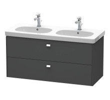 Тумба графит матовый 117 см Duravit Brioso BR414801049