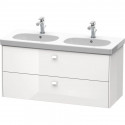 Тумба белый глянец 117 см Duravit Brioso BR414802222