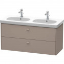 Тумба базальт матовый 117 см Duravit Brioso BR414804343