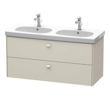Тумба тауп матовый 117 см Duravit Brioso BR414809191