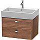 Купить Тумба орех 68,4 см Duravit Brioso BR415401079 в магазине сантехники Santeh-Crystal.ru
