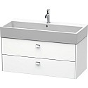 Тумба белый матовый 98,4 см Duravit Brioso BR415601018