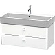 Купить Тумба белый матовый 98,4 см Duravit Brioso BR415601018 в магазине сантехники Santeh-Crystal.ru