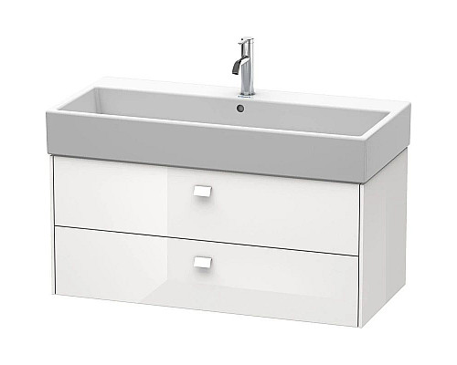 Приобрести Тумба белый глянец 98,4 см Duravit Brioso BR415602222 в магазине сантехники Santeh-Crystal.ru