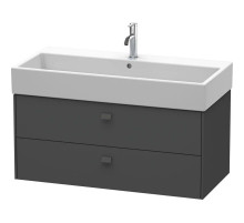 Тумба графит матовый 98,4 см Duravit Brioso BR415604949
