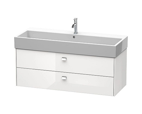 Приобрести Тумба белый глянец 118,4 см Duravit Brioso BR415701022 в магазине сантехники Santeh-Crystal.ru