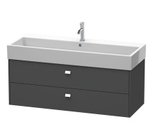 Тумба графит матовый 118,4 см Duravit Brioso BR415701049