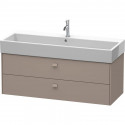 Тумба базальт матовый 118,4 см Duravit Brioso BR415704343