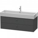 Тумба графит матовый 118,4 см Duravit Brioso BR415704949