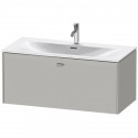 Тумба бетонно-серый матовый 102 см Duravit Brioso BR421300707