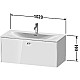 Купить Тумба орех 102 см Duravit Brioso BR421301079 в магазине сантехники Santeh-Crystal.ru