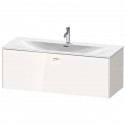 Тумба белый глянец 122 см Duravit Brioso BR421402222