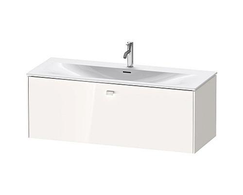 Купить Тумба белый глянец 122 см Duravit Brioso BR421402222 в магазине сантехники Santeh-Crystal.ru
