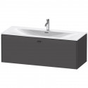 Тумба графит матовый 122 см Duravit Brioso BR421404949