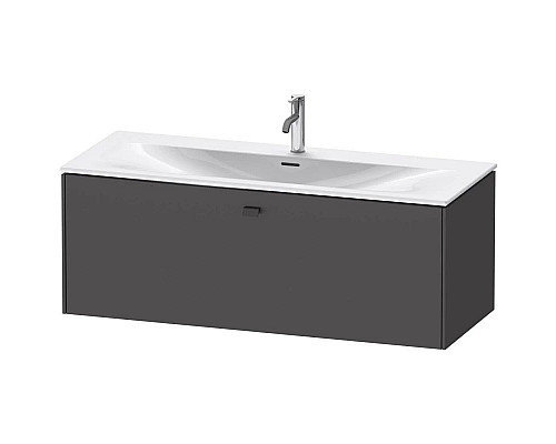 Заказать Тумба графит матовый 122 см Duravit Brioso BR421404949 в магазине сантехники Santeh-Crystal.ru