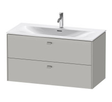 Тумба бетонно-серый матовый 102 см Duravit Brioso BR431300707