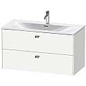 Тумба белый матовый 102 см Duravit Brioso BR431301018