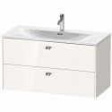 Тумба белый глянец 102 см Duravit Brioso BR431301022