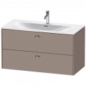 Тумба базальт матовый 102 см Duravit Brioso BR431301043