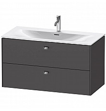 Тумба графит матовый 102 см Duravit Brioso BR431301049