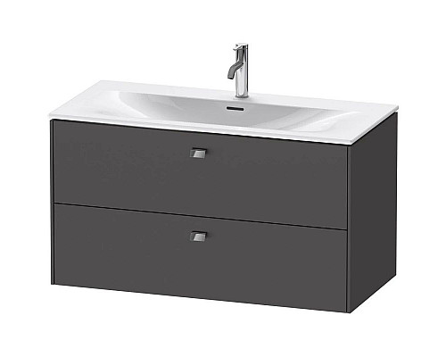 Купить Тумба графит матовый 102 см Duravit Brioso BR431301049 в магазине сантехники Santeh-Crystal.ru