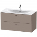 Тумба базальт матовый 102 см Duravit Brioso BR431304343