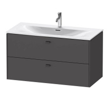 Тумба графит матовый 102 см Duravit Brioso BR431304949