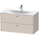 Купить Тумба тауп матовый 102 см Duravit Brioso BR431309191 в магазине сантехники Santeh-Crystal.ru