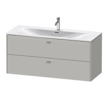 Тумба бетонно-серый матовый 122 см Duravit Brioso BR431400707