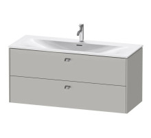 Тумба бетонно-серый матовый 122 см Duravit Brioso BR431401007