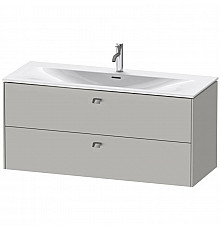 Тумба бетонно-серый матовый 122 см Duravit Brioso BR431401007