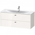 Тумба белый глянец 122 см Duravit Brioso BR431401022