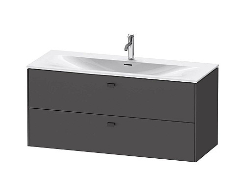 Купить Тумба графит матовый 122 см Duravit Brioso BR431404949 в магазине сантехники Santeh-Crystal.ru