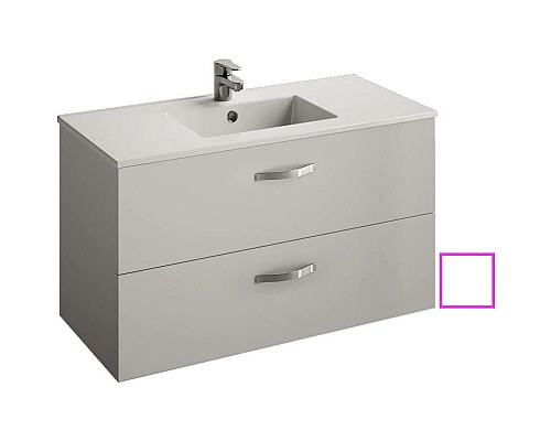 Приобрести Тумба белый глянец 99,7 см Jacob Delafon Ola EB392RU-J5 в магазине сантехники Santeh-Crystal.ru