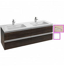 Тумба белый глянец 140 см Jacob Delafon Ove EB2070-R1-G1C