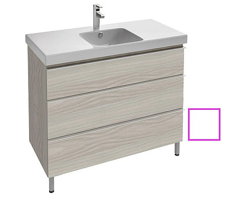 Приобрести Тумба белый глянец 102 см Jacob Delafon Odeon Up EB994-G1C в магазине сантехники Santeh-Crystal.ru